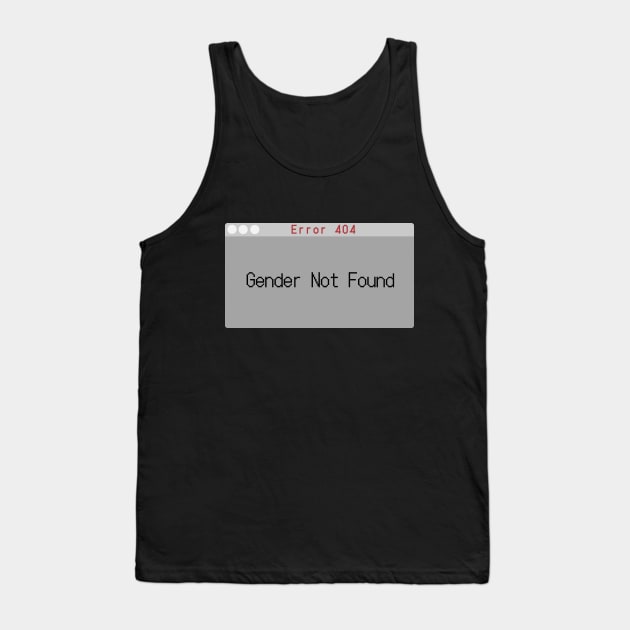 Gender not Found Tank Top by FernPaints